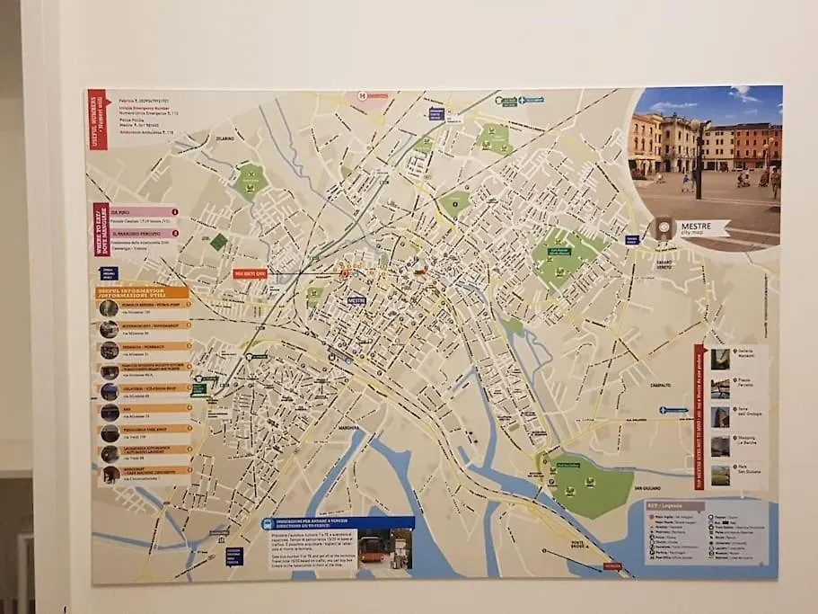 Center Mestre 15 Minutes From Venice, Parking Bellini Apartment